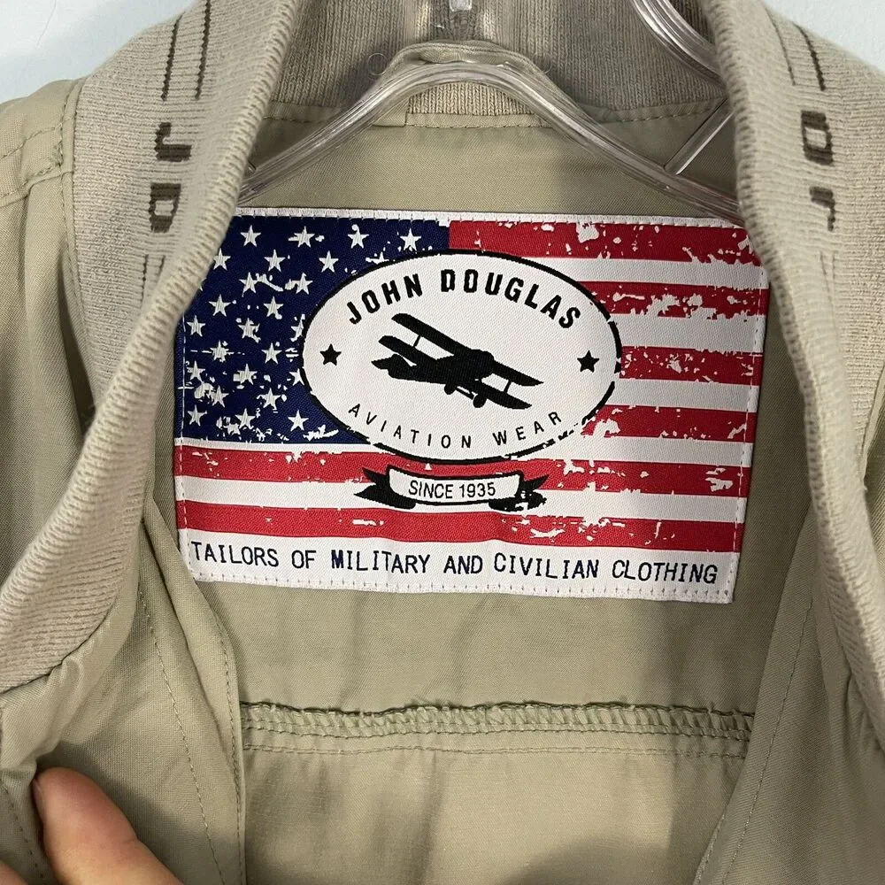 Pro Flight Suits by‎ John Douglas Aviator Khaki Pilots Jumpsuit Pants - Small